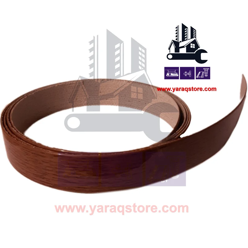 نوار اتویی کاغذی رنگ گردویی رول 50 متری