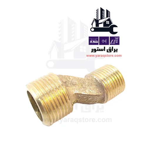 لنگی شیر آب برنجی سایز 2 به 2.5