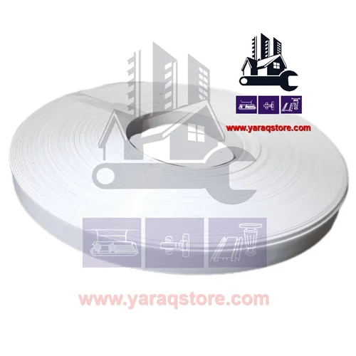 نوار اتویی کاغذی رنگ سفید رول 50 متری