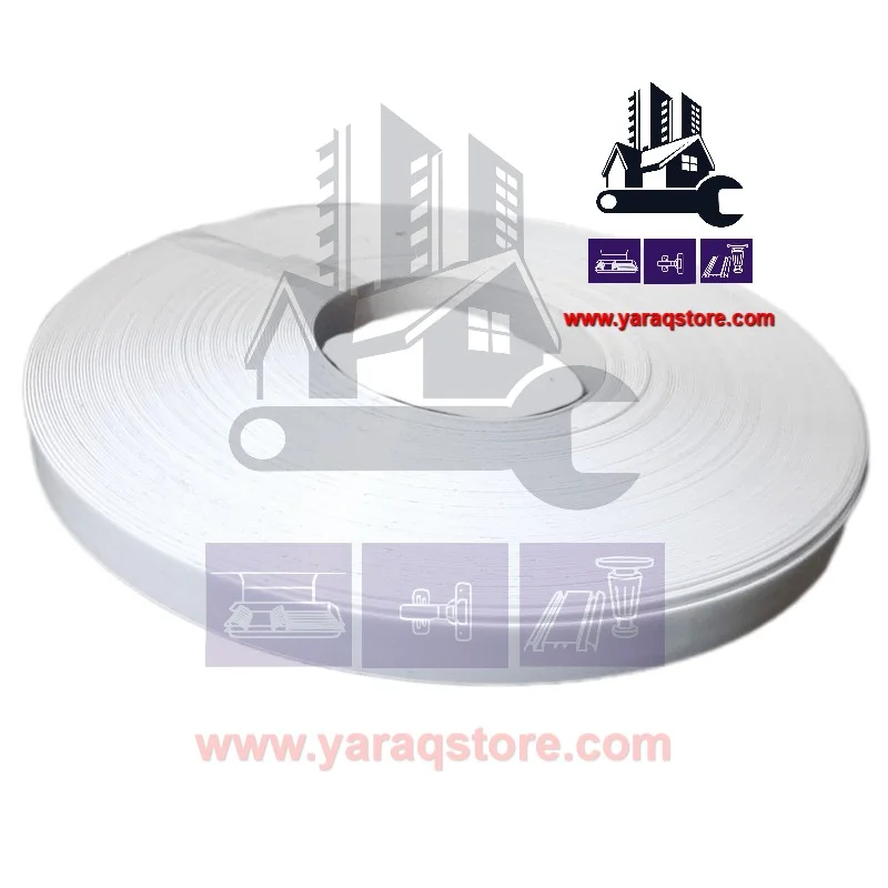 نوار اتویی کاغذی رنگ سفید رول 50 متری