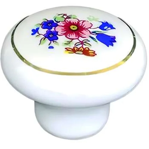 دستگیره کابینت سرامیکی گلدار