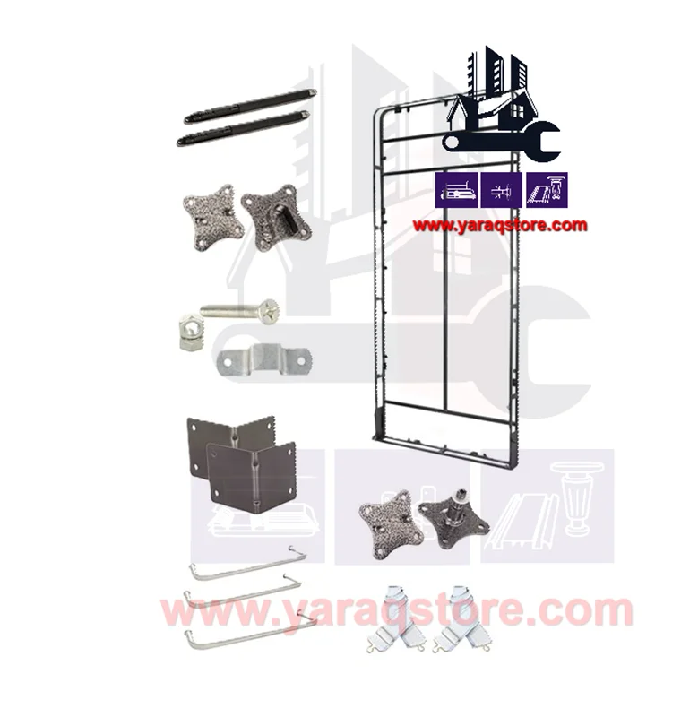 یراق تخت کمجا مدل TBM عمودی ابعاد 90*200 سانتیمتر با جک ترک